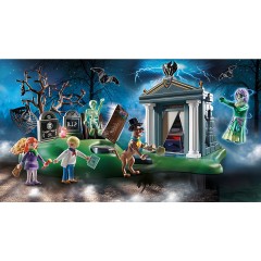 PLAYMOBIL 2er Set: 70361 SCOOBY-DOO! Abenteuer im Geisterhaus + 70362 SCOOBY-DOO! Abenteuer auf dem Friedhof Набор из 2 предметов: 70361 СКУБИ-ДУ! Приключения в доме с привидениями + 70362 СКУБИ-ДУ! Приключения на кладбище