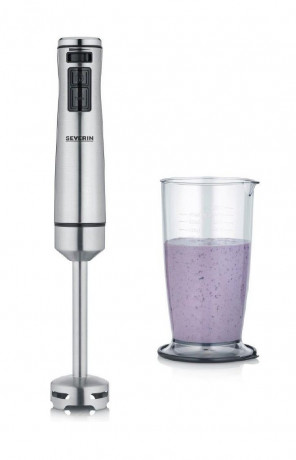 Severin Severin Stabmixer SM 3773, Set 1.000 Watt 4 Klingen ergonomisch 0,7 L Mixbehalter  Ручной блендер Severin SM 3773, комплект 1000 Вт, 4 лопасти, эргономичный контейнер для смешивания 0,7 л.