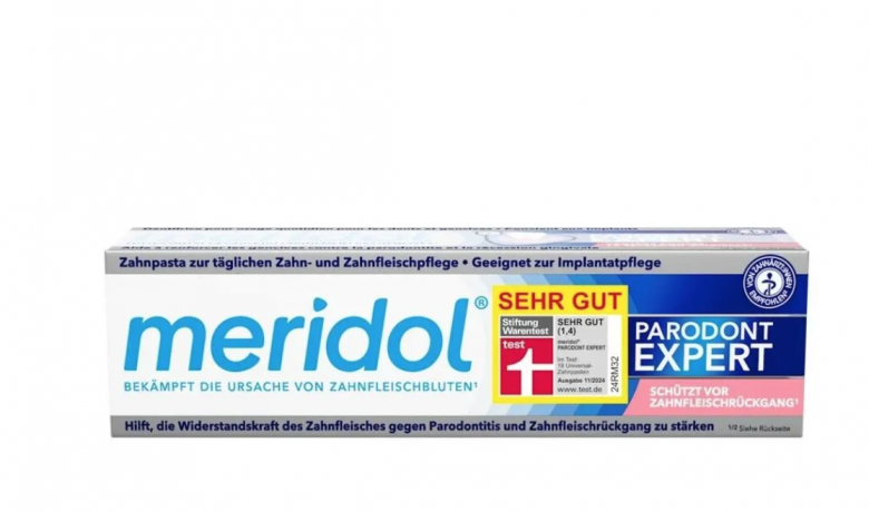 meridol PARODONT EXPERT Zahnpasta Meridol Parodont Expert 2stk, Зубная паста с фтором, от кровоточивости и воспаления дёсен, защита от пародонтита, 75 мл75 мл 1