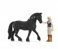 Schleich 42640 фигурка Tori & Princess Германия, всадница и лошадь Horse Club, с аксессуарами для верховой езды, 5+