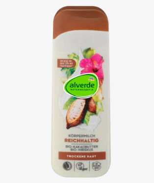 Körpermilch reichhaltig mit Bio-Kakaobutter & Bio-Hibiskus, 250 ml