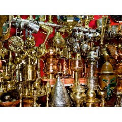 CALVENDO Puzzle CALVENDO Puzzle Opulente Pracht im Souk von Marrakesch. Пазл CALVENDO Puzzle Роскошная роскошь на базаре Марракеша.