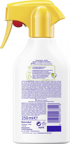 NIVEA SUN Babies & Kids 5in1 Sensitiv Schutz LSF 50+, 250 ml, Нивеа Детский солнцезащитный крем 5 в 1, SPF 50+, для чувствительной кожи, водостойкий, 250 мл
