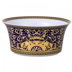 Rosenthal meets Versace Rosenthal Versace Medusa blue Schussel 25 cm Rosenthal Versace Medusa синяя чаша 25 см