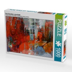 CALVENDO Puzzle CALVENDO Puzzle Zwei Gesichter in der Stadt Пазл CALVENDO Puzzle Два лица в городе