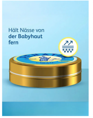 PENATEN Baby Creme, 50 ml x 5stk, Детский крем с цинком, ланолином, пантенолом, 5 шт х 50 мл