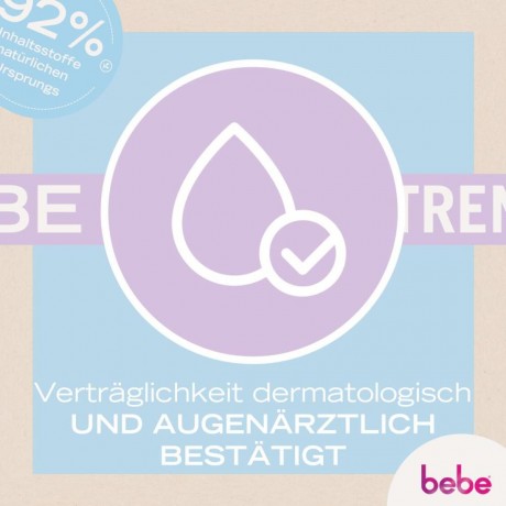 bebe Reinigungstucher quot;Pflegendquot; 6er-Pack  Чистящие салфетки quot;Заботливыеquot; 6 упаковок