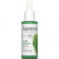 LAVERA PURE BEAUTY Serum, 30 ml, Лавера Сыворотка для лица для кожи с несовершенствами и жирным блеском, био-мята, 30 мл