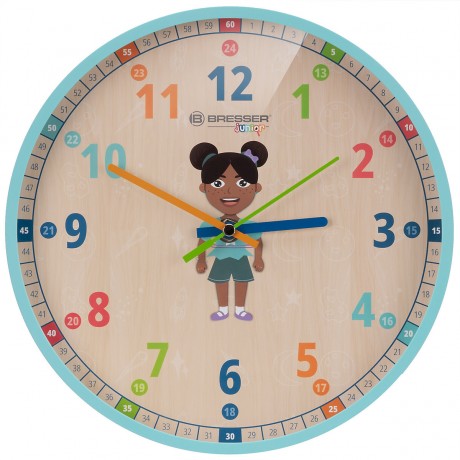 Bresser Junior Kinder-Wanduhr Детские настенные часы