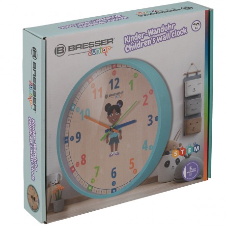 Bresser Junior Kinder-Wanduhr Детские настенные часы