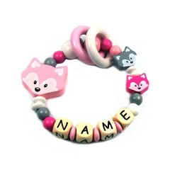 elefantasie Greifling Fuchs personalisiert mit Namen Игрушка-схватка лиса персонализирована с именем