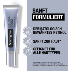 Neutrogena Anti-Age Retinol Boost Augencreme, 15 ml, Neutrogena Retinol Boost Антивозрастной крем для кожи вокруг глаз с ретинолом и гиалуроновой кислотой, без отдушки, 15 мл