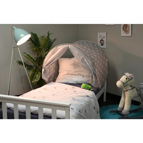 KNORR Toys Bettzelt Grey white stars Кровать-палатка Серые белые звезды
