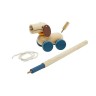 PLANTOYS Push+Pull Nachziehtier Welpe Nachziehspielzeug Толкай и тяни