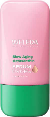 WELEDA Slow Aging Astaxanthin Serum Drops, 30 ml, Антиоксидантные капли-сыворотка Slow Aging с астаксантином и белым чаем, 30 мл