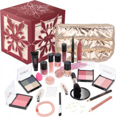 ZMILE COSMETICS Snowflake Puzzle Cherry Red Adventskalender 2026, Адвент-календарь 2026 ZMILE Snowflake Puzzle Cherry Red с макияжем и аксессуарами