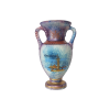 Керамическая ваза в греческом стиле с двумя ручками  "Родес", 18,5 x 12 см, Греция, 1970-80гг.