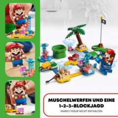 LEGO LEGO Super Mario 71398 Dorries Strandgrundstuck – Erweiterungsset LEGO Super Mario 71398 Дополнительный набор «Пляжный участок Дорри»
