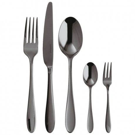 Sambonet Sambonet Velvet - Edelstahl / PVD 2Black Besteckset 30-tlg. Sambonet Velvet - Нержавеющая сталь / PVD 2Черный набор столовых приборов 30 предм.