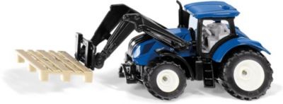SIKU SIKU Super 1544 New Holland mit Palettengabel und Palette SIKU Super 1544 New Holland с вилами для поддонов и поддонами