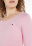 Tommy Hilfiger 1985 SLIM OPEN 3/4 Long sleeved top iconic pink 1985 SLIM OPEN 3/4 Топ с длинными рукавами культовый розовый