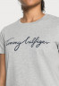 Tommy Hilfiger HERITAGE CREW NECK GRAPHIC TEE Print T-shirt light grey heather ФУТБОЛКА HERITAGE С КРУГЛЫМ ВЫРЕЗОМ С ГРАФИКОЙ Футболка с принтом светло-серый вереск
