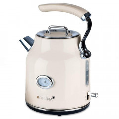 KORONA KORONA Wasserkocher Retro Wasserkocher 20665, 1.7 l, Vintage Design, Retro Optik, Pfeifkessel Optik Beige Чайник KORONA Kettle Retro Чайник 20665, 1,7 л, винтажный дизайн, ретро-стиль, вид чайника со свистком