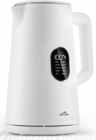 eta eta Wasserkocher ELSA ETA559790010, 1,5 l, 1800 W, Doppelwandiges Design zum Schutz vor Verbrennungen  чайник эта ELSA ETA559790010, 1,5 л, 1800 Вт, конструкция с двойными стенками для защиты от ожогов