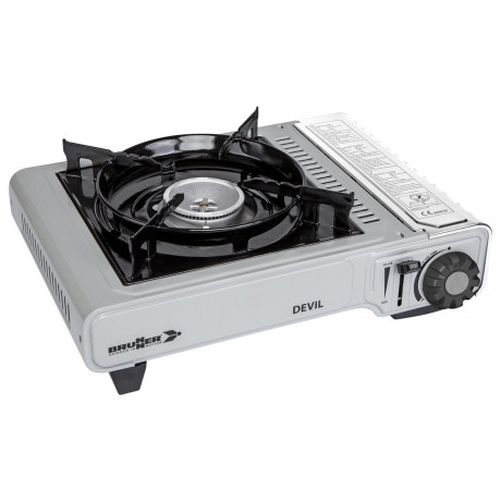 BRUNNER BRUNNER Gaskocher Camping Gaskocher Devil Gas Kartuschen, Kocher Tisch Grill Piezo 2200 W  Газовая плита BRUNNER походная газовая плита Devil газовые баллончики, плита стол гриль Piezo 2200 Вт