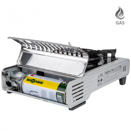 BRUNNER BRUNNER Gaskocher Camping Gaskocher Devil Gas Kartuschen, Kocher Tisch Grill Piezo 2200 W  Газовая плита BRUNNER походная газовая плита Devil газовые баллончики, плита стол гриль Piezo 2200 Вт