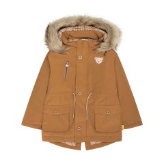 Steiff Jacke Jahr des Teddybaren mit abnehmbarer Kapuze mit Fake-Pluschkragenblende Outdoorjacken Куртка год плюшевого мишки со съемным капюшоном с отделкой воротника из искусственного плюша Куртки для активного отдыха