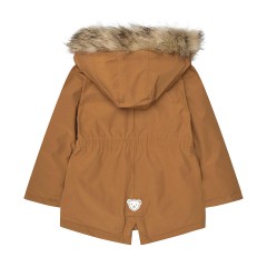 Steiff Jacke Jahr des Teddybaren mit abnehmbarer Kapuze mit Fake-Pluschkragenblende Outdoorjacken Куртка год плюшевого мишки со съемным капюшоном с отделкой воротника из искусственного плюша Куртки для активного отдыха