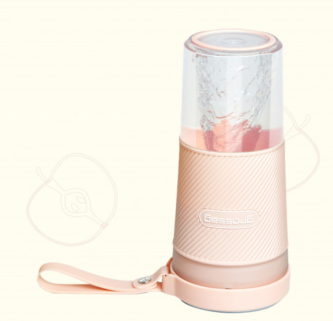 grossag grossag Akku-Smoothie-Maker to-go Rosa MX 10.02 1378, 67 W Беспроводная портативная смузи-машина Grossag, розовая MX 10.02 1378, 67 Вт