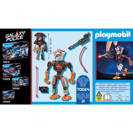 PLAYMOBIL PLAYMOBIL 70024 Galaxy Pirates-Roboter PLAYMOBIL 70024 Робот Пираты Галактики