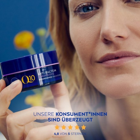 Nivea Q10 Power Anti-Falten + Beruhigung Nachtpflege Sensitiv Q10 Power против морщин + успокаивающий ночной уход для чувствительной кожи