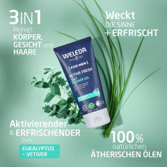 WELEDA Shower Gel For Man Energy 200 ml Гель для душа WELEDA Энергия для мужчин, 200 мл