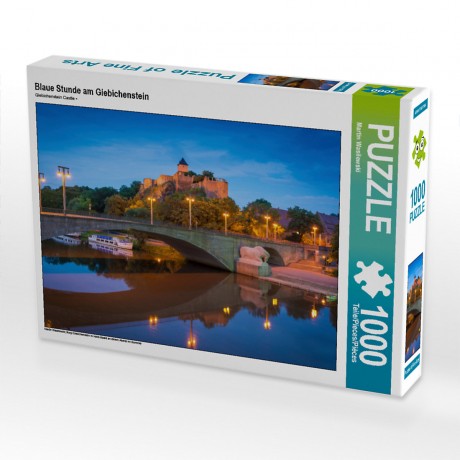 CALVENDO Puzzle CALVENDO Puzzle Blaue Stunde am Giebichenstein Пазл CALVENDO Puzzle Синий час в Giebichenstein