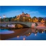CALVENDO Puzzle CALVENDO Puzzle Blaue Stunde am Giebichenstein Пазл CALVENDO Puzzle Синий час в Giebichenstein