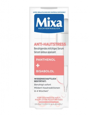 Mixa Serum Anti-Hautstress, 30 ml, Cыворотка для лица Anti-Hautstress Serum, Франция, 30 мл, успокаивает кожу и уменьшает покраснение, для чувствительной кожи, без отдушек и спирта