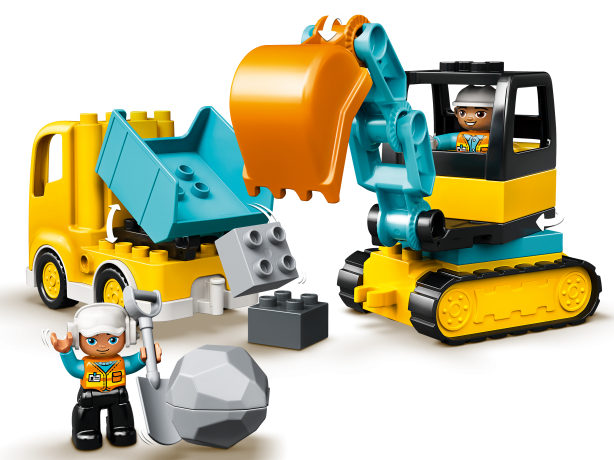 Lego Bagger und Laster экскаваторы и грузовики