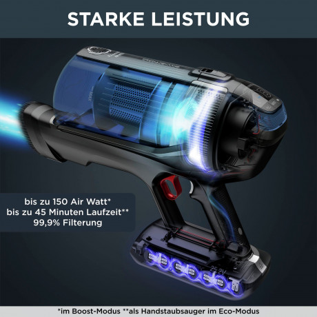 Rowenta Rowenta Akku-Hand-und Stielstaubsauger RH98C8 X-Force Flex 12.60 Aqua, beutellos, leistungsstark, Aqua Duse, hohes Fassungsvermogen, Flex-Gelenk Беспроводной ручной пылесос Rowenta RH98C8 X-Force Flex 12.60 Aqua, без мешка, мощный, Aqua Duse, выс