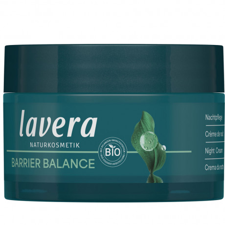 LAVERA Barrier Balance Nachtpflege, 50 ml, Лавера Ночной крем с пребиотиками и органическим зелёным чаем для укрепления кожного барьера, 50 мл