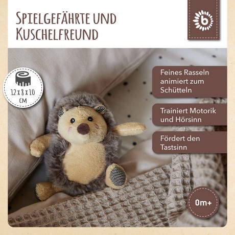 bieco Plusch Kuscheltier Igel Baby 12cm Schmusetier Stofftier Einschlafhilfe Spielzeug Greiflinge Плюшевая плюшевая игрушка ёжик малыш 12см плюшевая игрушка чучело спящая игрушка захватывающие игрушки