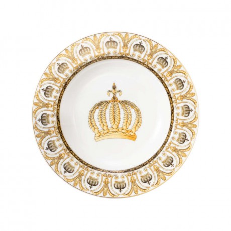 Tettau Tettau Rondo / Liane Pompoos White Suppenteller 22 cm Tettau Rondo / Liane Pomp??s Белая суповая тарелка 22 см