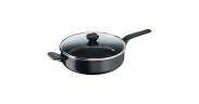 Tefal Tefal Schmorpfanne Easy Cook & Clean, O 24cm schwarz, mit Glasdeckel schwarz Сковорода для тушения Tefal Easy Cook & Clean, O 24 см, черная, со стеклянной крышкой