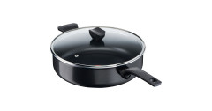 Tefal Tefal Schmorpfanne Easy Cook & Clean, O 24cm schwarz, mit Glasdeckel schwarz Сковорода для тушения Tefal Easy Cook & Clean, O 24 см, черная, со стеклянной крышкой