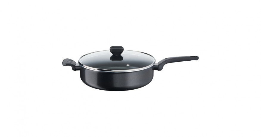 Tefal Tefal Schmorpfanne Easy Cook & Clean, O 24cm schwarz, mit Glasdeckel schwarz Сковорода для тушения Tefal Easy Cook & Clean, O 24 см, черная, со стеклянной крышкой