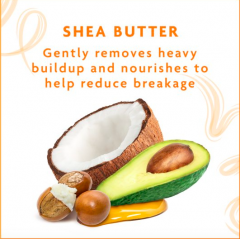 Cantu Shea Butter Cleansing Cream Shampoo Канту Бессульфатный шампунь с маслом Ши (Карите), 2 штуки х 400 мл