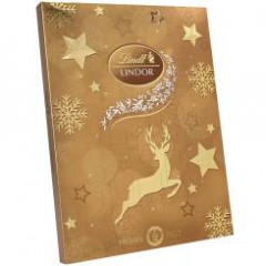 Lindt Lindor Adventskalender, большой шоколадный адвент-календарь Линдор, 24 конфеты, 290 г