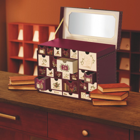 Yves Rocher Advent Calendar Premium 2026, Yves Rocher Premium Адвент-календарь 2026 с уходом за лицом, телом и волосами, макияжем, туалетной водой и аксессуарами, 24 подарка